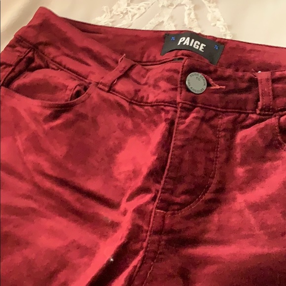 PAIGE Suede Skinny Jeans - Picture 2 of 3